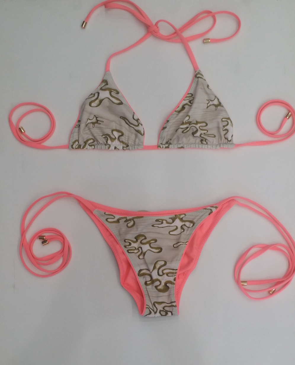 Cap D'Antibes Triangle Top & Les Tamaris in Colombe D'Or  (Reversible)