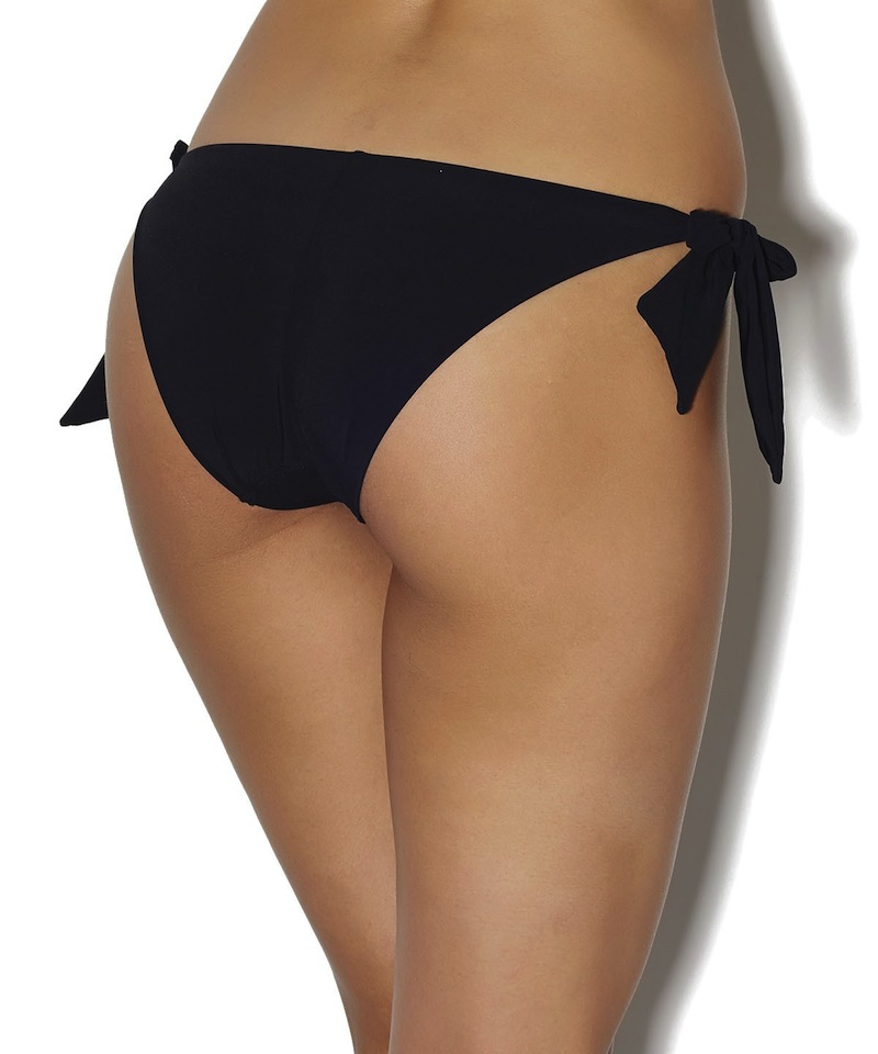 Bomba Latina Swim Tie Side Bikini Bottom in Black