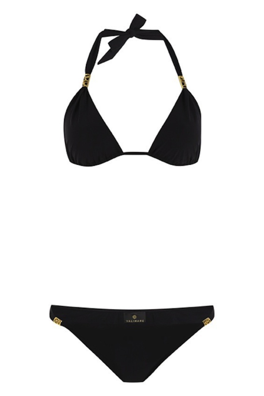 Como Triangle Bikini in Black