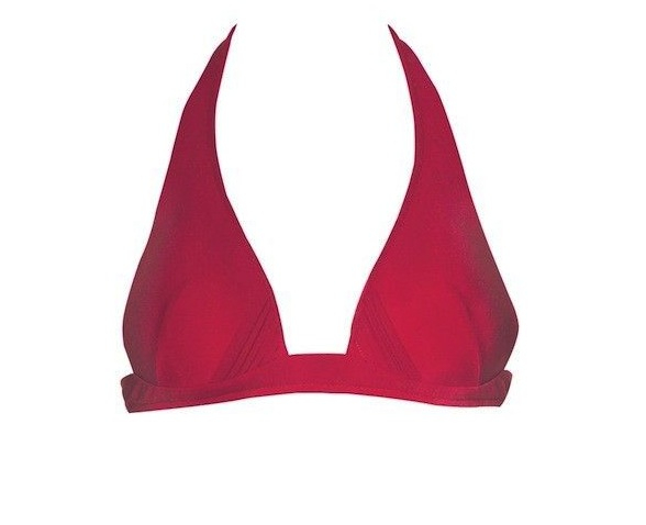 Maryan Melhorn Origami Halter Bikini Top 