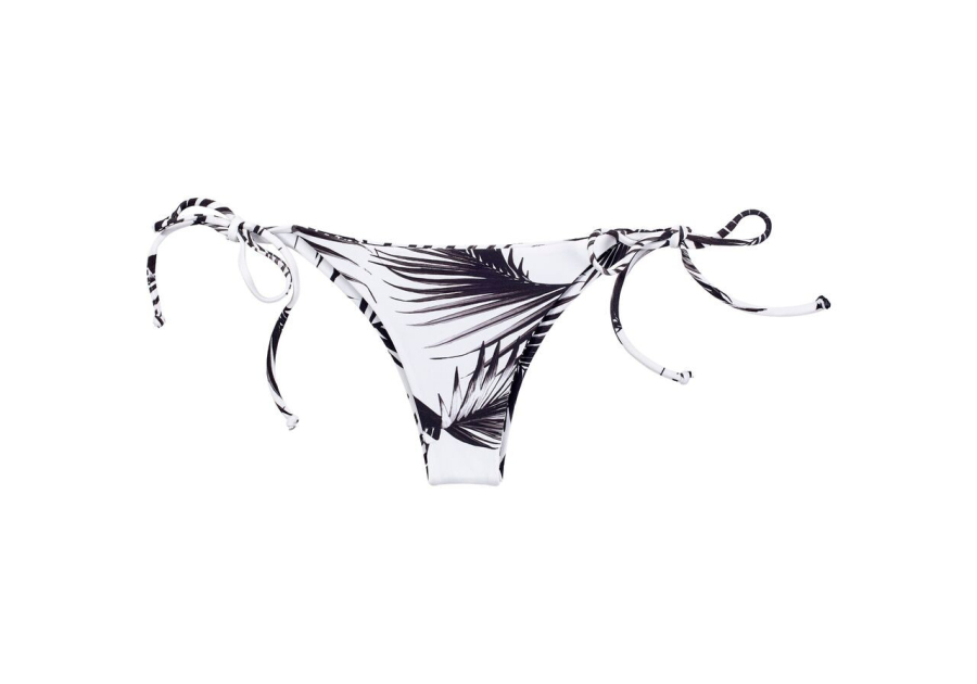 Venice Tie Side Bikini Bottom in Palm Leaf