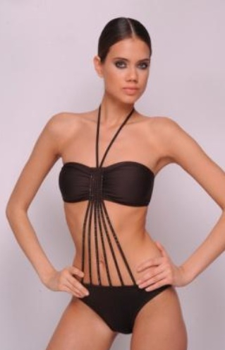 Belinda Monokini in Brown