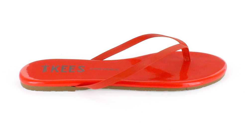 TKEES Lip Gloss in Poppy Sandals