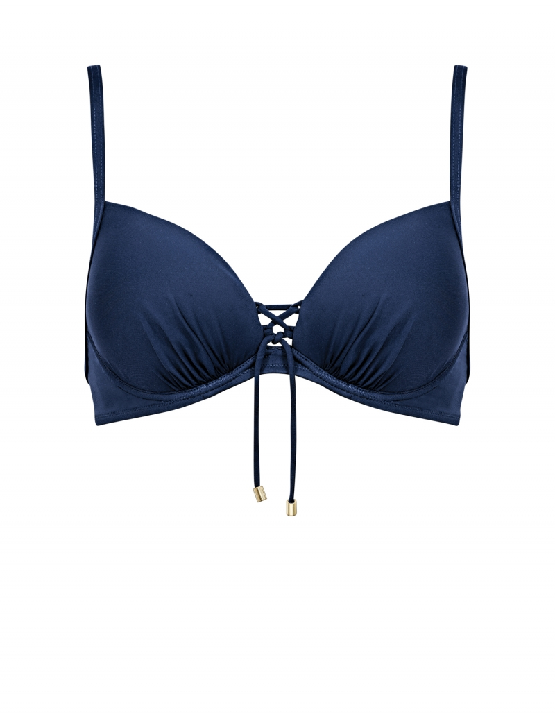 Summer Solid Push Up Bikini Top