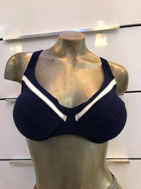 Navy Underwire Cup Bikini Top