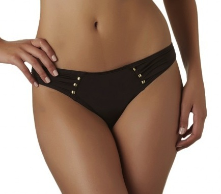 Gold Lover Brief Bikini Bottoms