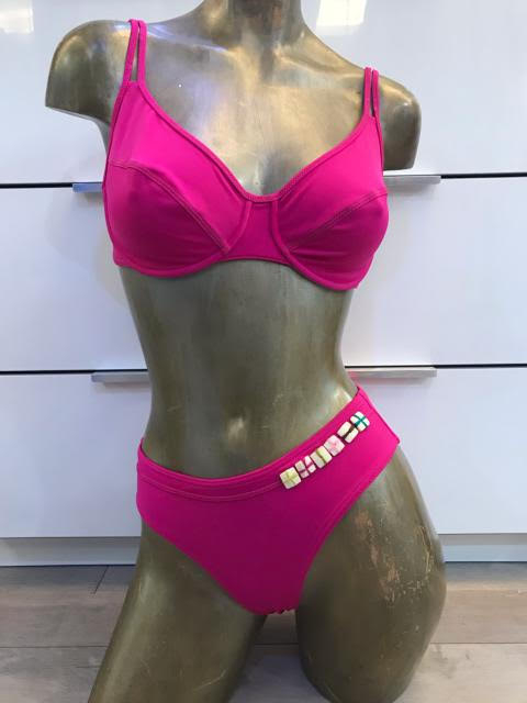 Fuchsia Underwire Cup Bikini Top