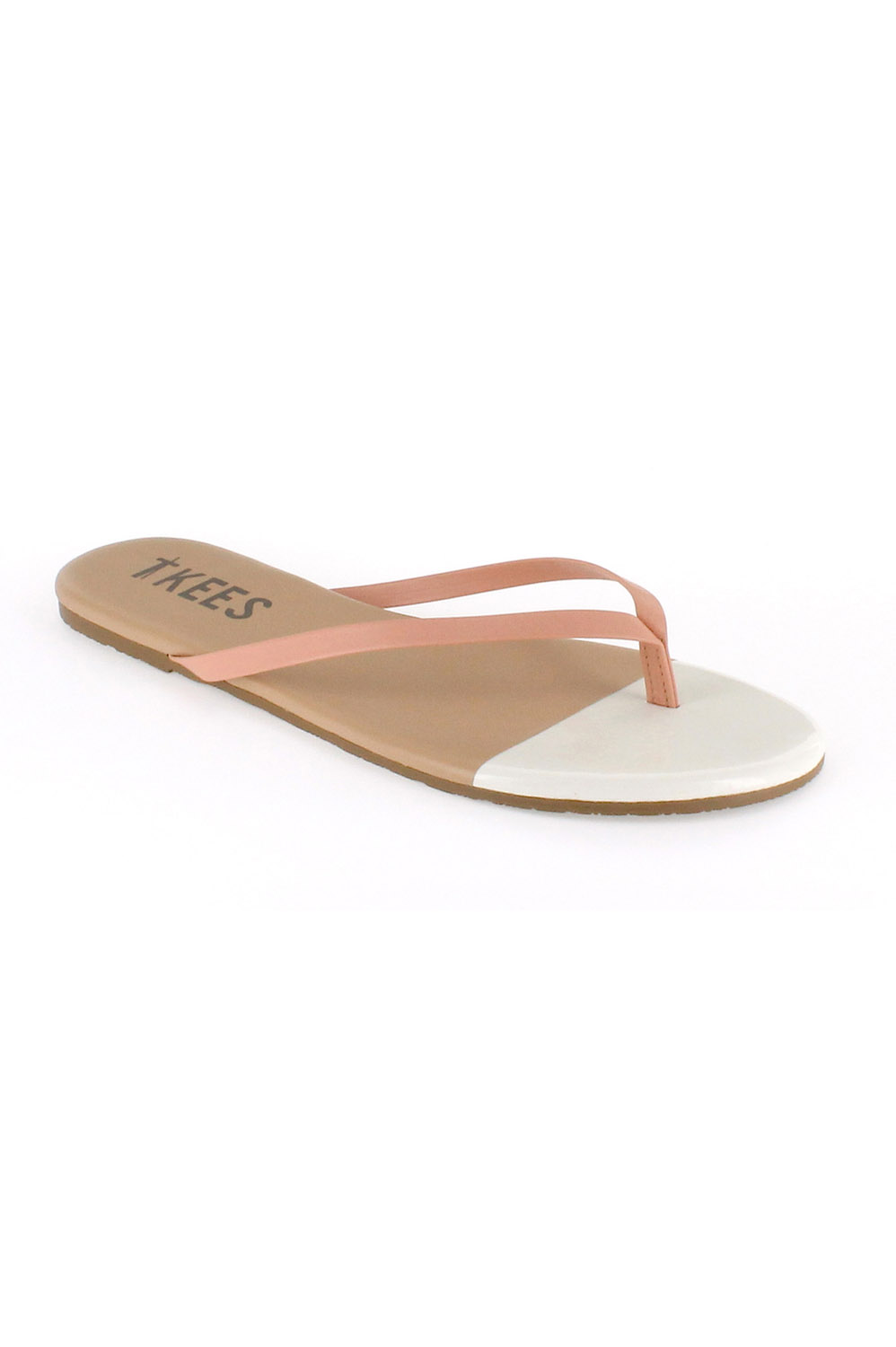 TKEES French Tips in Ivory Sand Sandals 