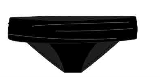 Glamour Underwire Top in Black 
